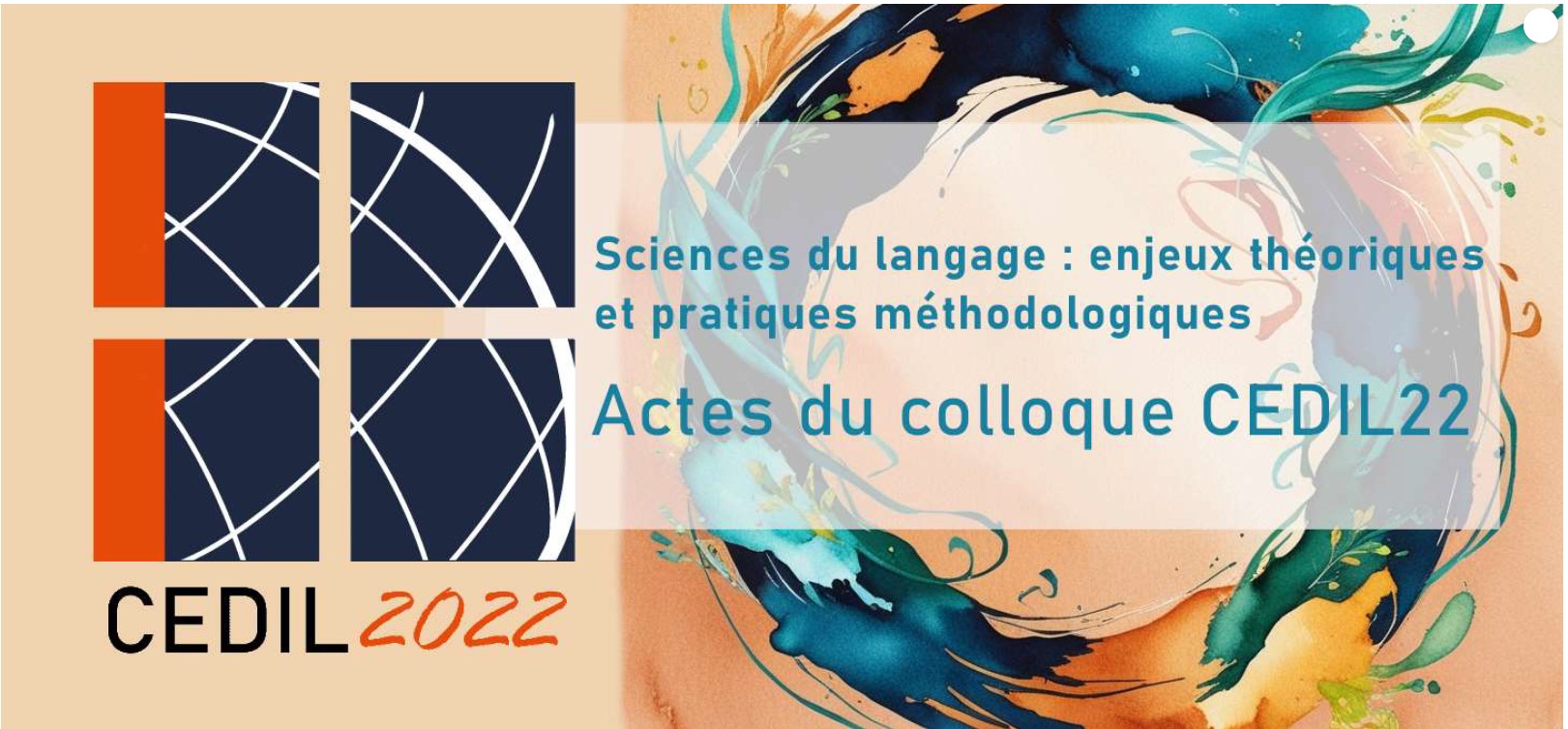 Parution des actes du colloque CEDIL 22