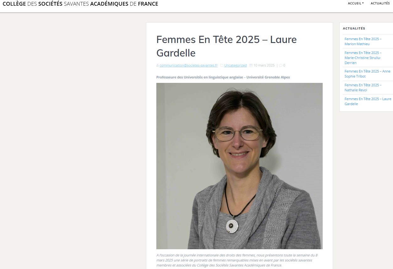  Femmes En Tête 2025 – Laure Gardelle